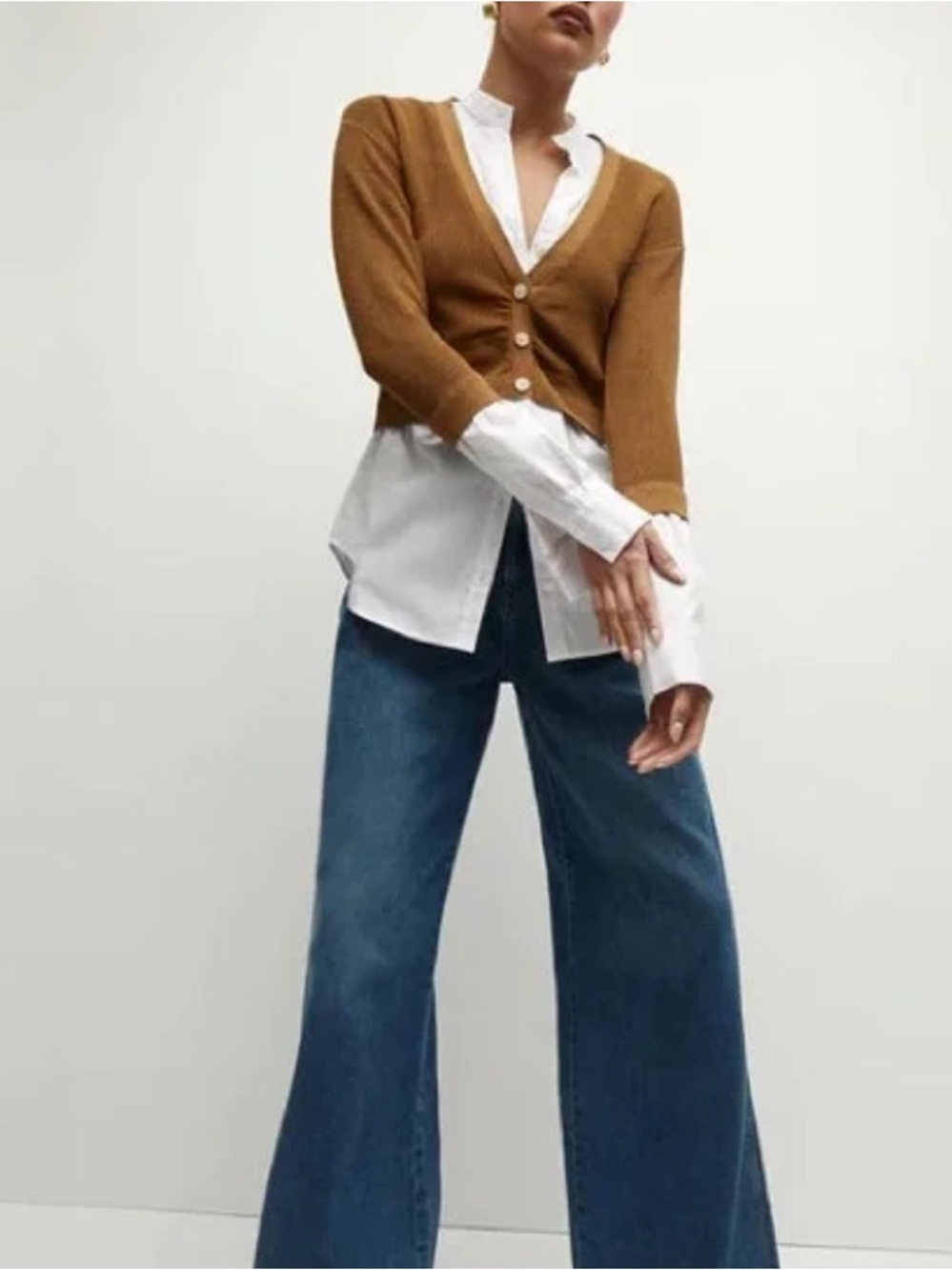 Veronica Beard Leonora’s Blouse-Camel - Picture 2 of 10